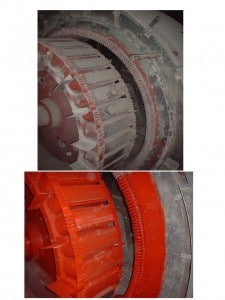 Synchronous Motor Cleaning Before and After